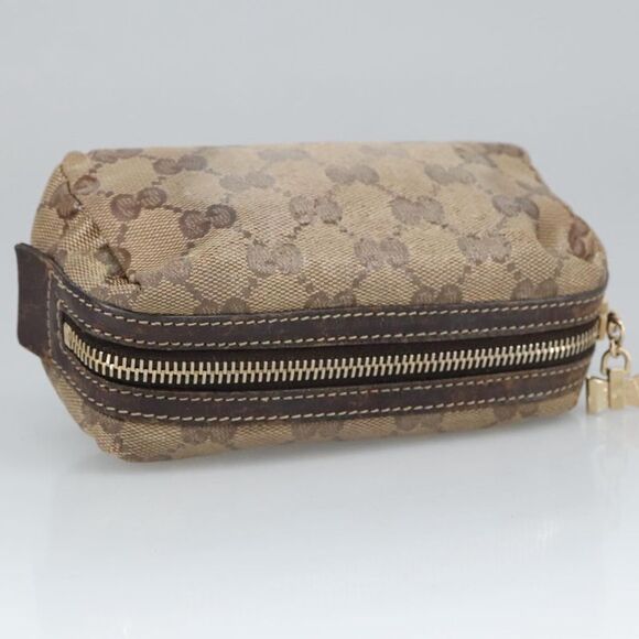 Gucci Gg Crystal Beige Canvas Clutch Bag (Pre-Owned) - Picture 6 of 16